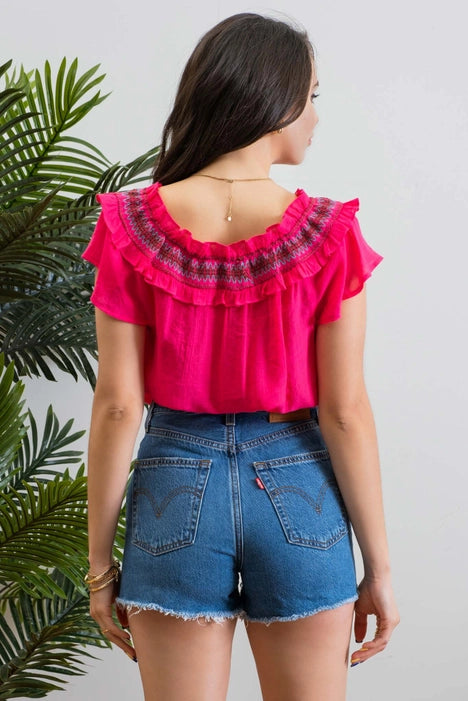 Amelia Embroidered Top
