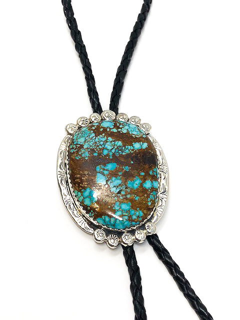 Number 8 Turquoise Bolo