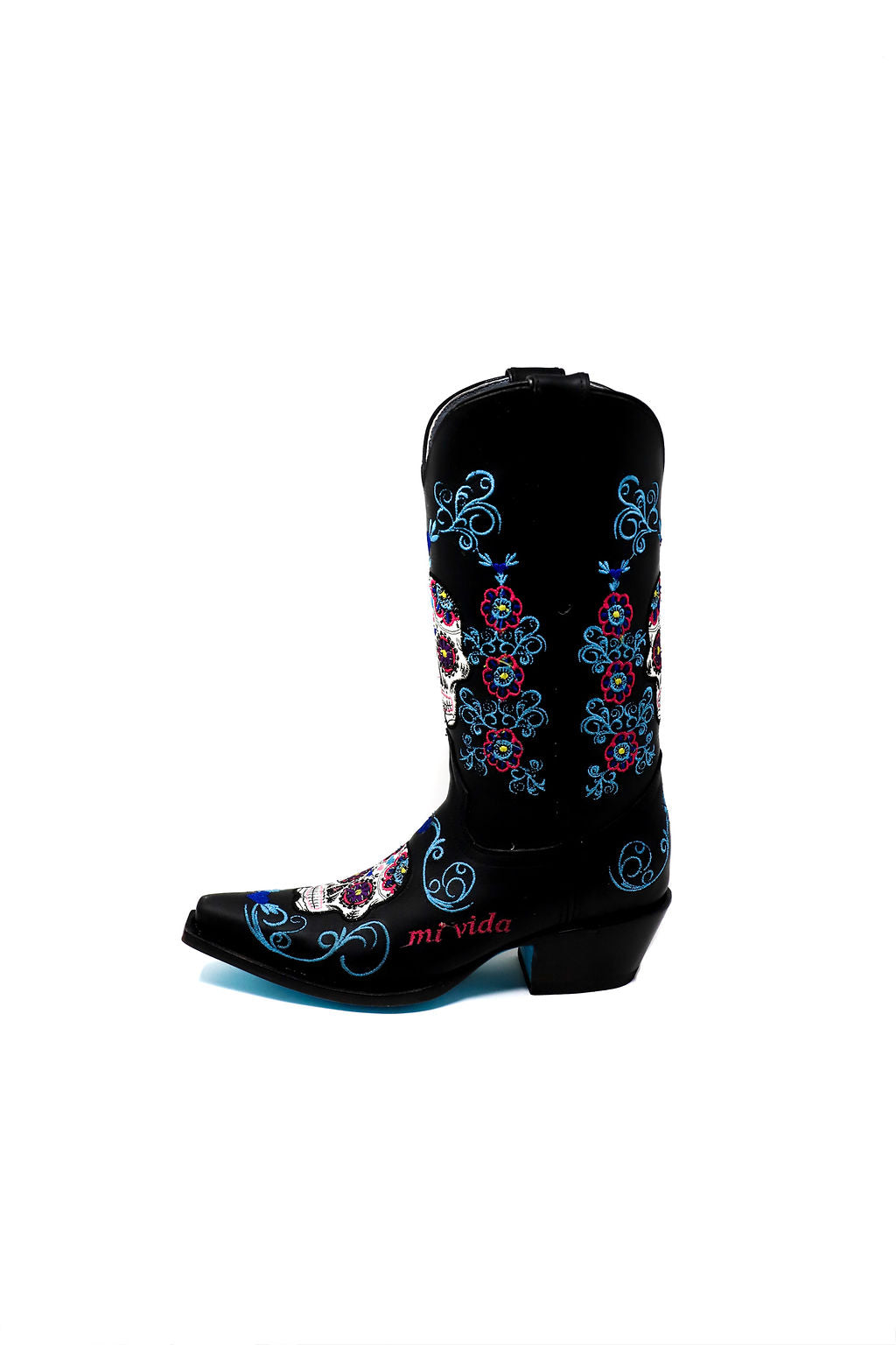 Day of the Dead Sugar Skull Boots