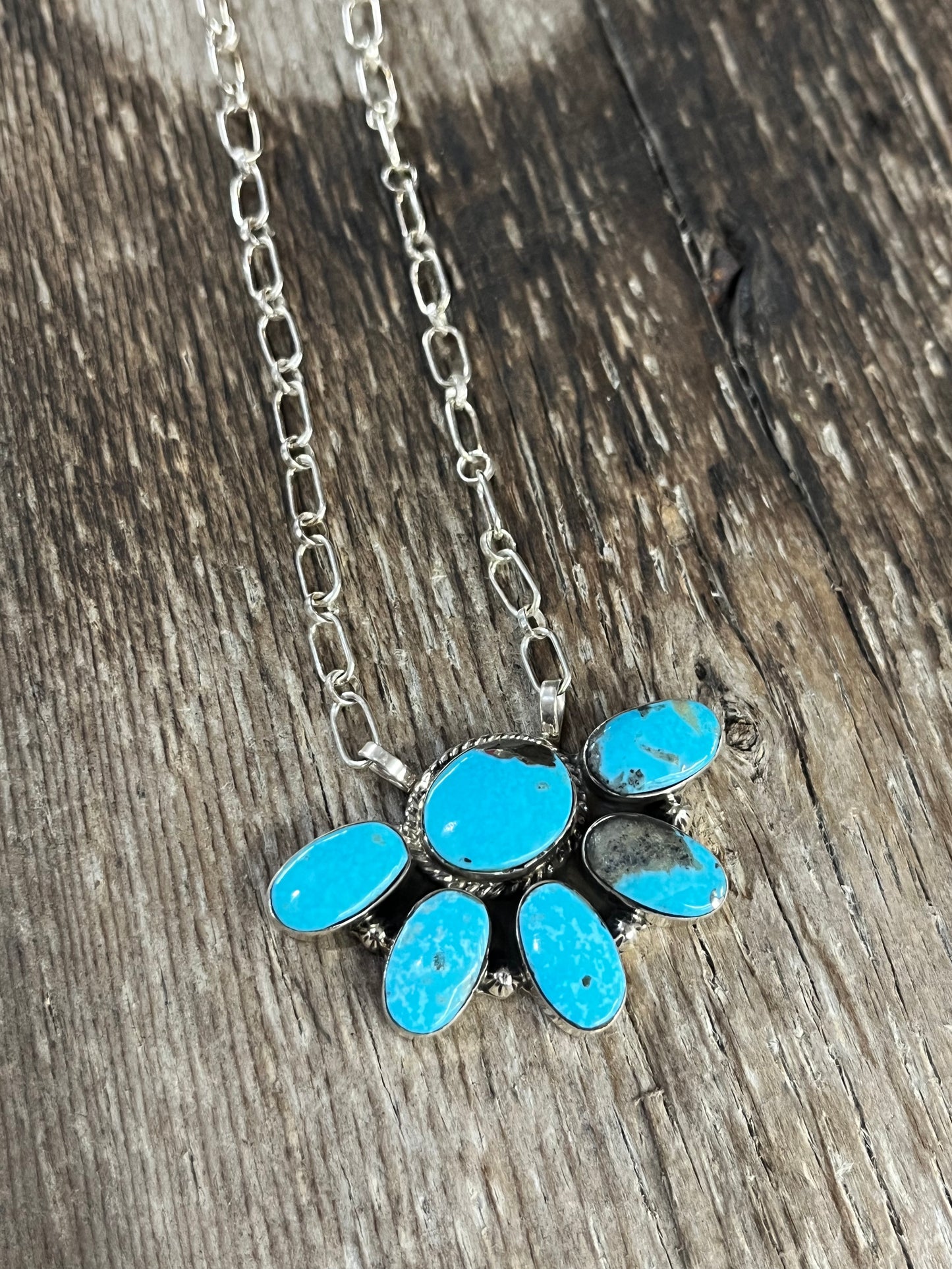Half Cluster Pendant/ Necklace