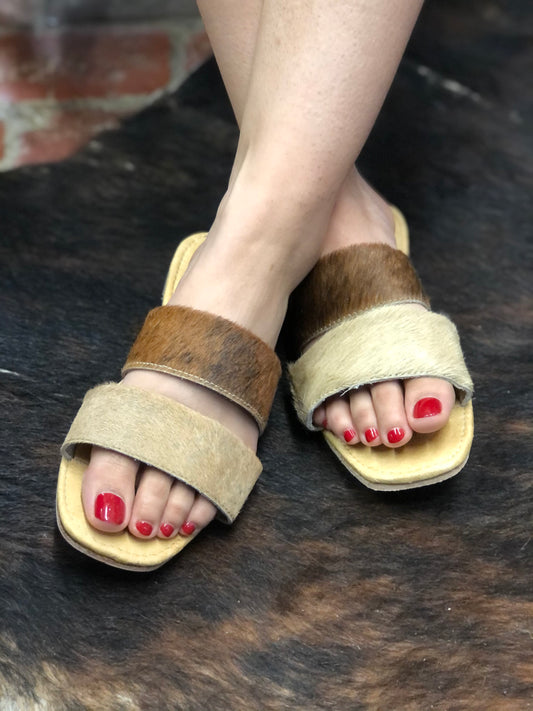 Blondie Cowhide Sandals