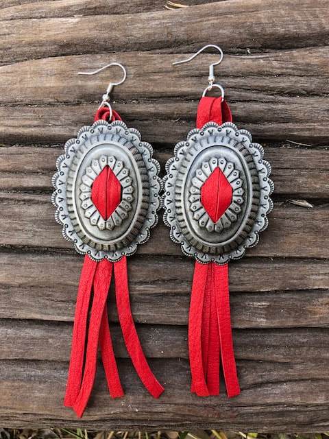 CONCHO EARRINGS